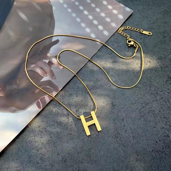 Vòng cổ titan mặt H 524