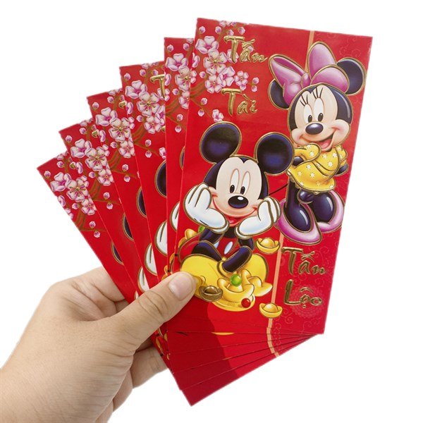 Seg 6c bao lì xì mickey tấn tài tấn lộc