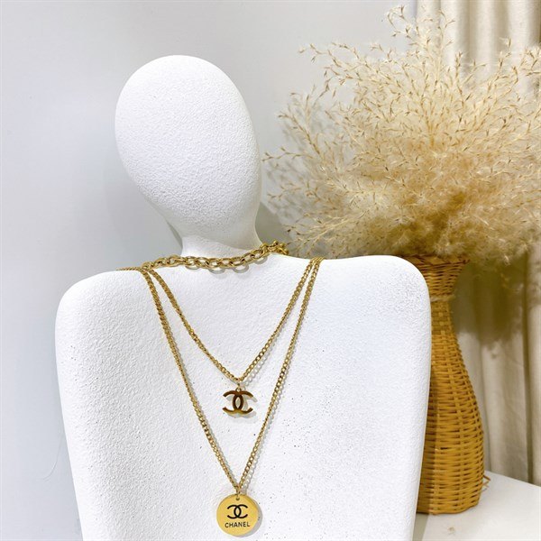 Set 3 vòng cổ titan Chanel 247
