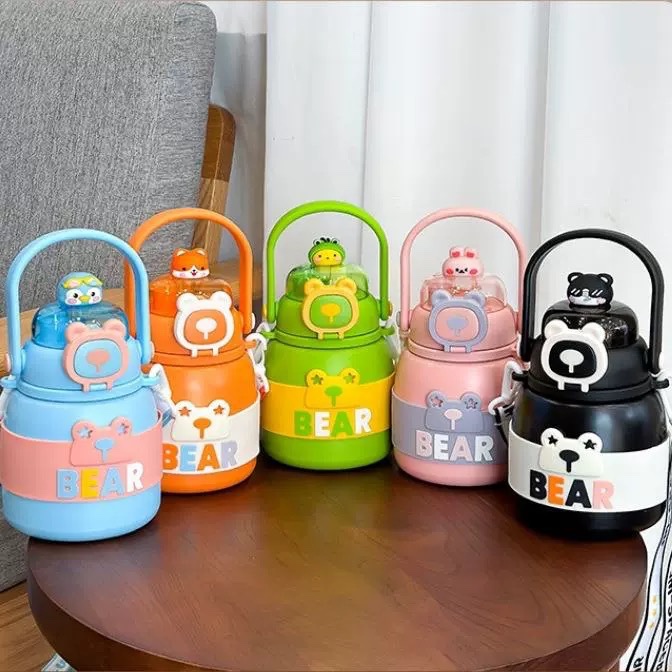 Bình nước giữ nhiệt thú bear 800ml 195