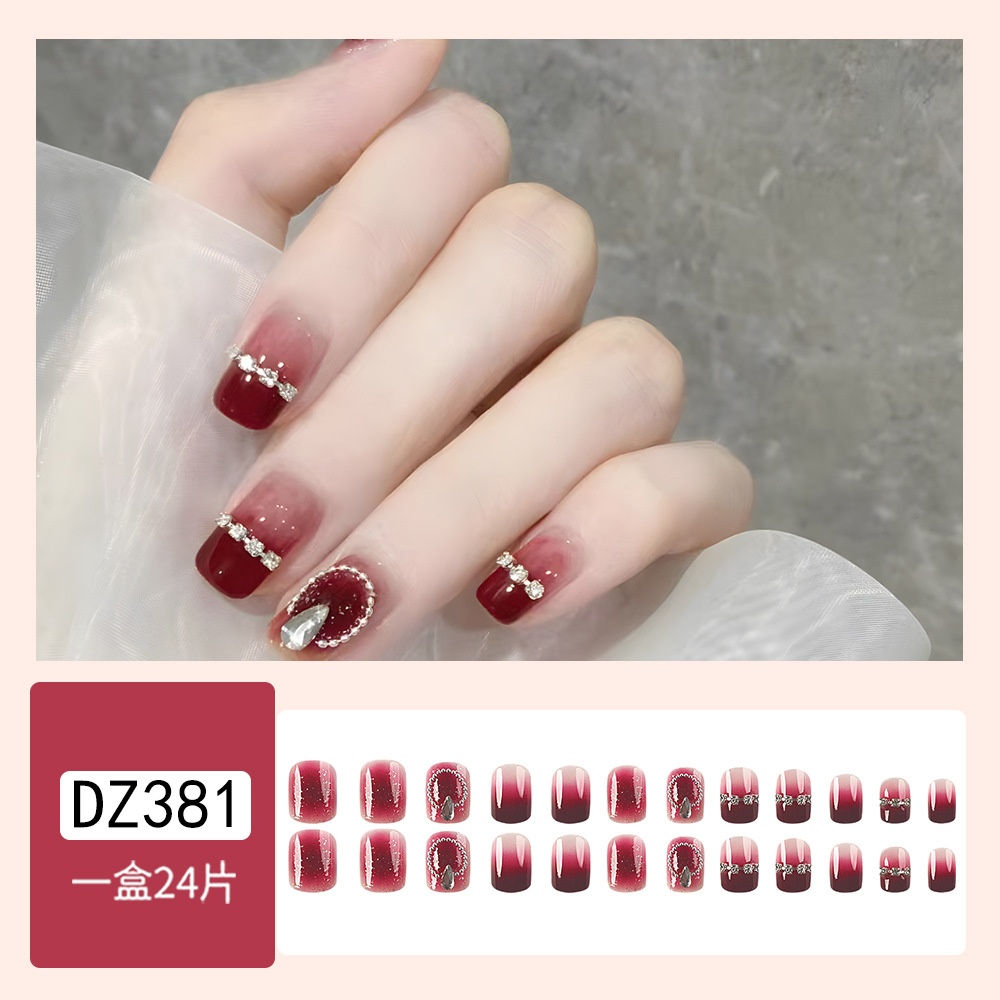 Set 24 móng tay giả DZ381