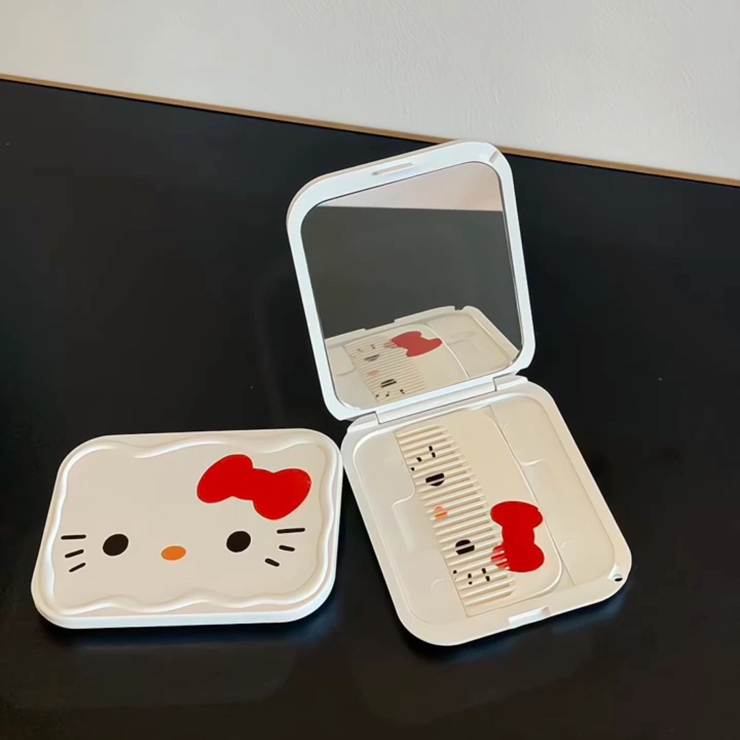 Set gương lược sắt hello kitty 140