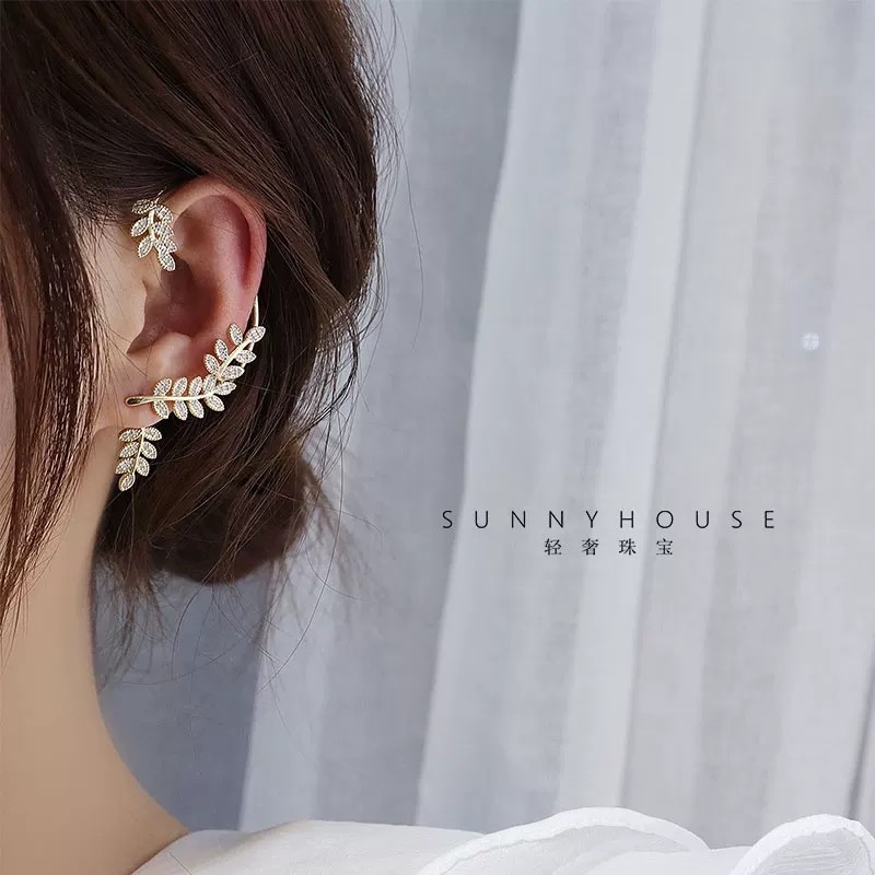 1 chiếc móc vành đá lá 56
