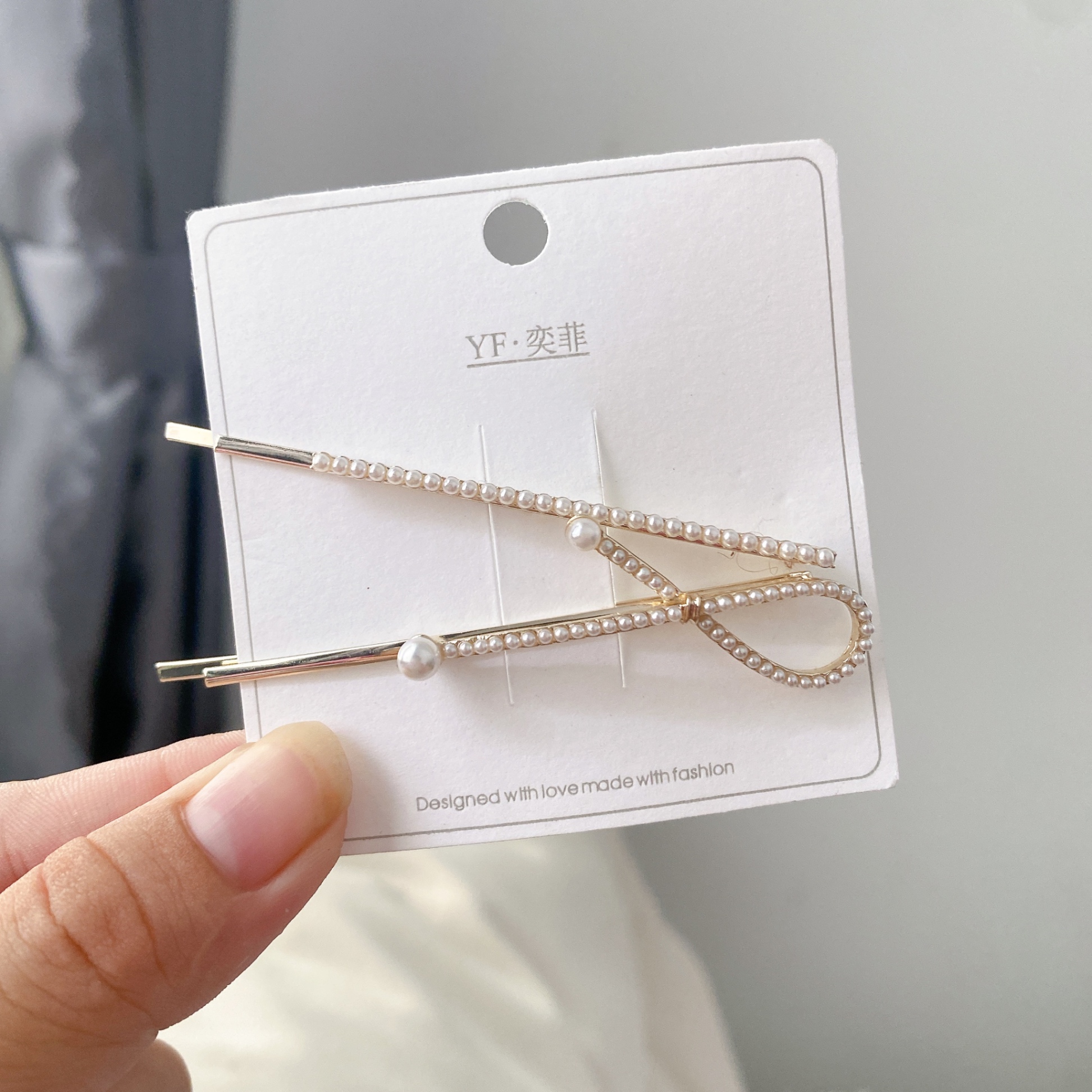 Set 2 kẹp xước ngọc 4364