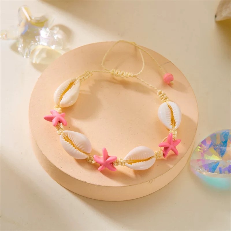Vòng tay ốc biển hồng 165
