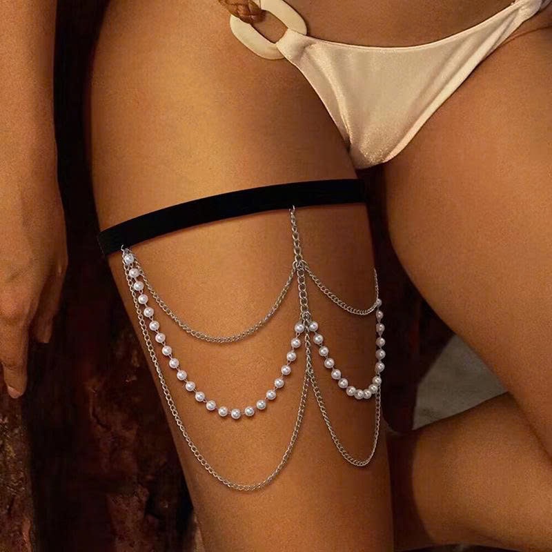 Choker đeo đùi dây ngọc 167
