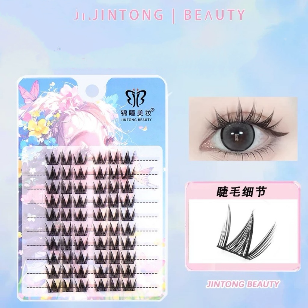 Set 10 cặp mi giả cụm jintong 1552
