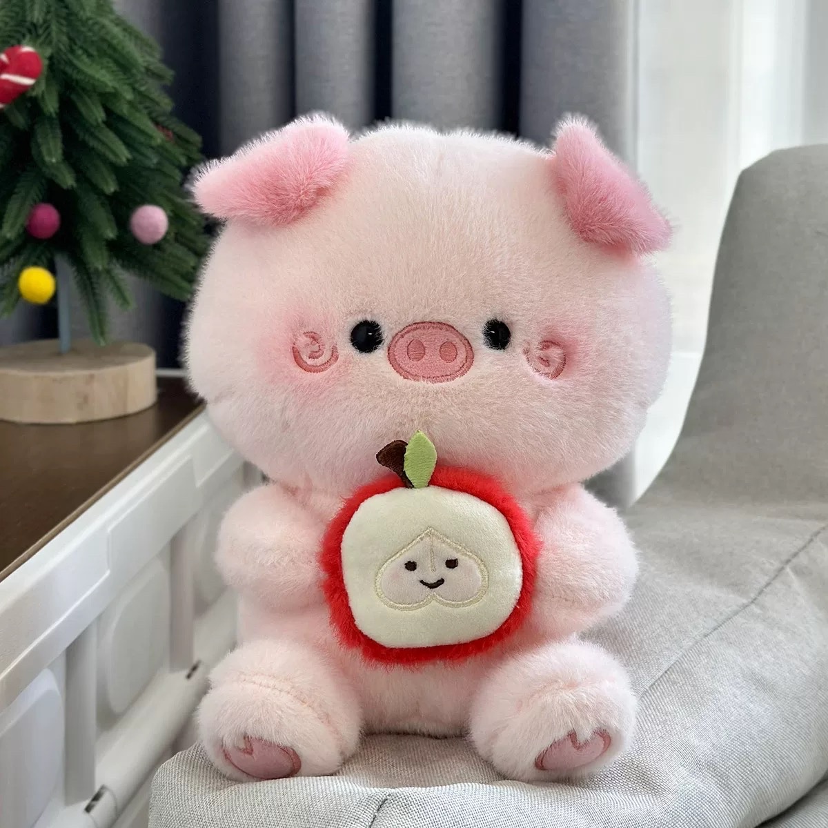 Gấu bông heo táo 25cm 940