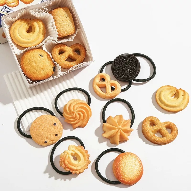 Set 2 cột tóc bánh quy 4455