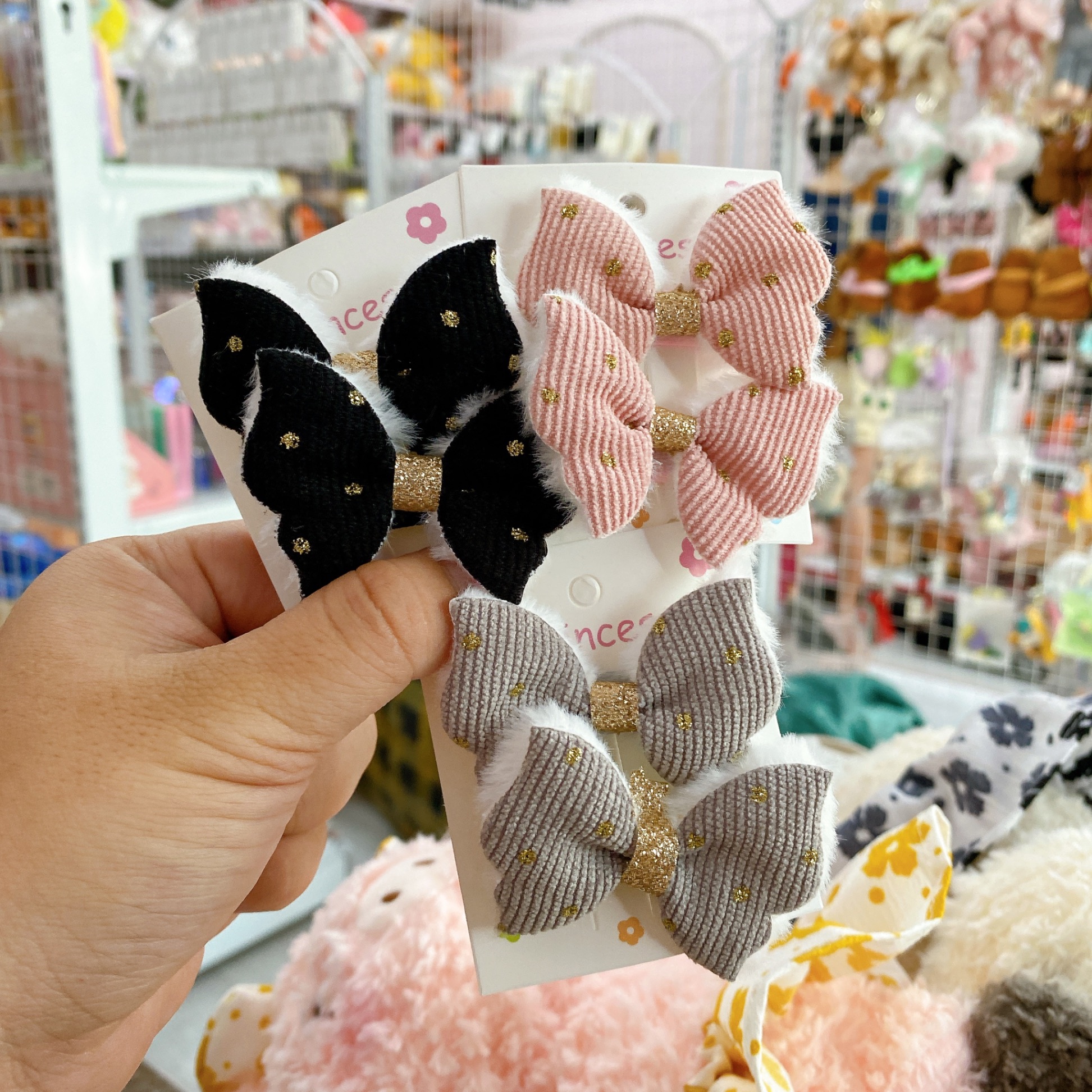 Set 2 kẹp bông bướm 801