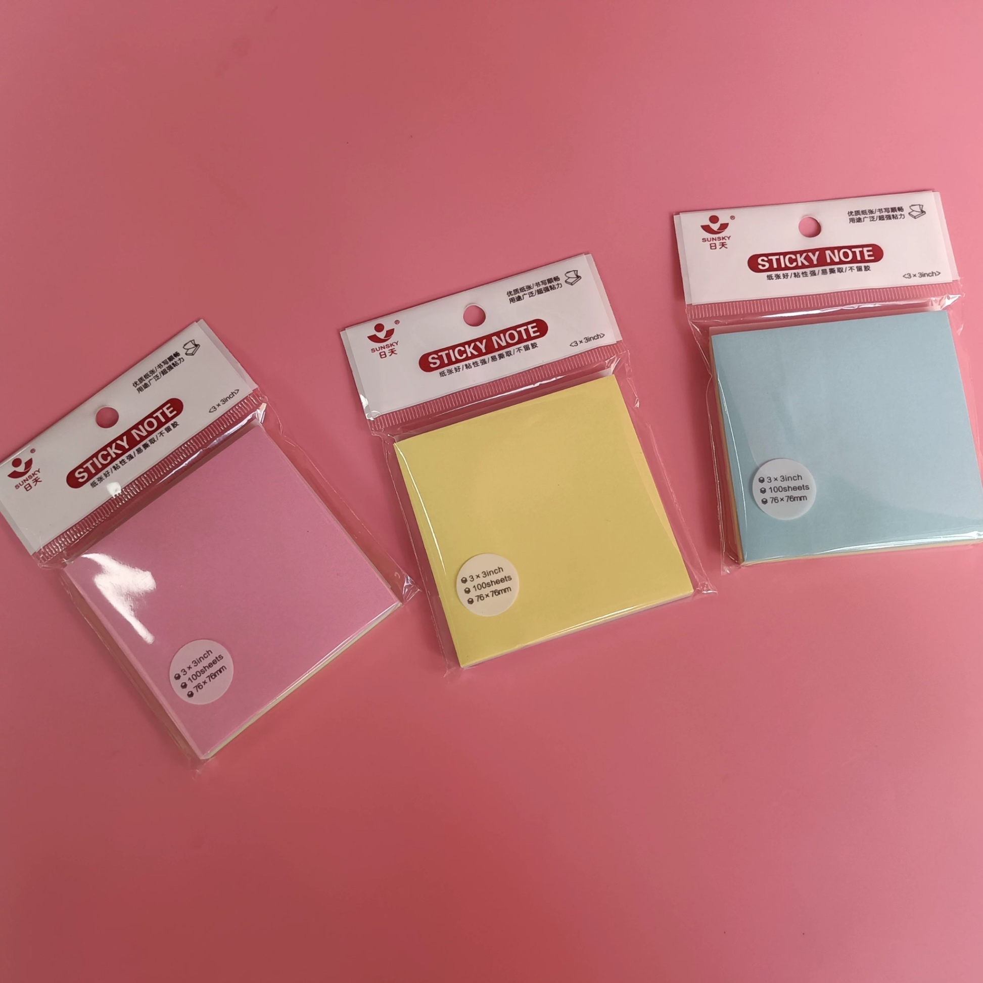 Set 100 giấy note đơn giản 141