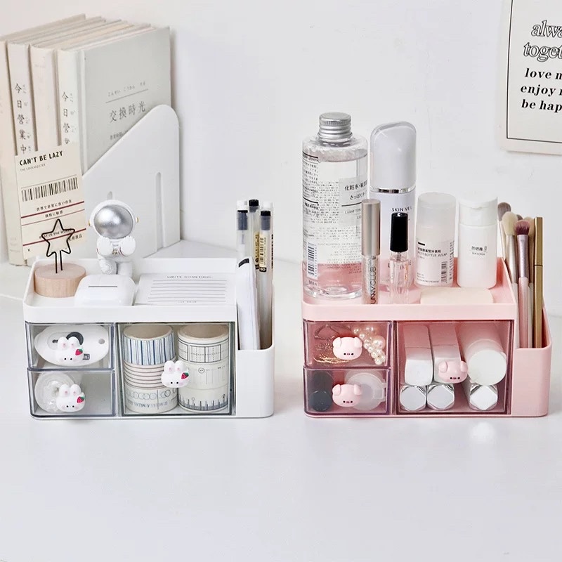 Hộp đựng đồ thỏ 3 ngăn kéo 650