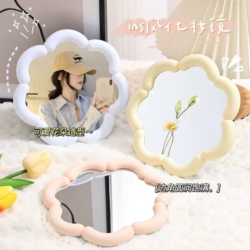 Gương để bàn bông hoa 148