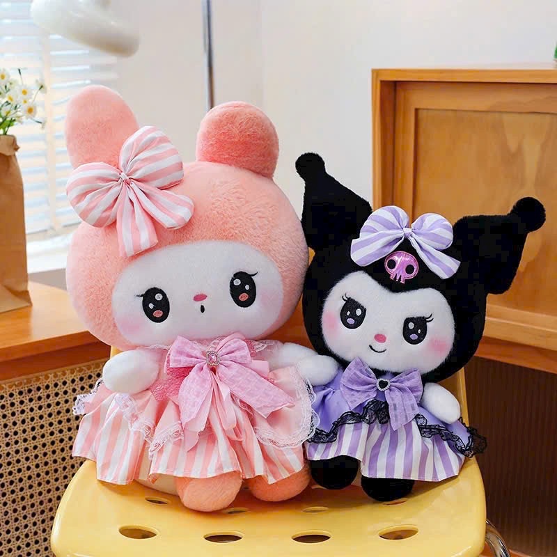 Gấu bông kuromi melody váy 50cm 979