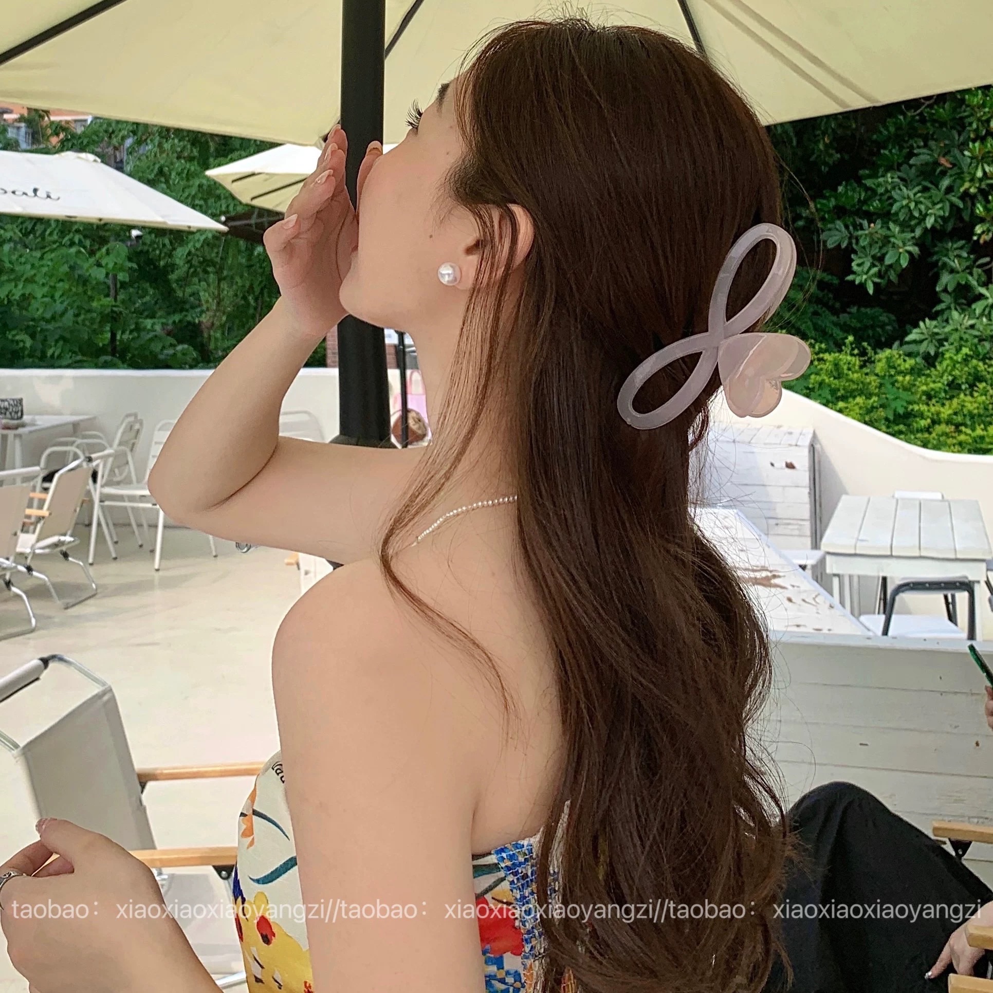 Gắp nhựa chéo tim 13cm 338