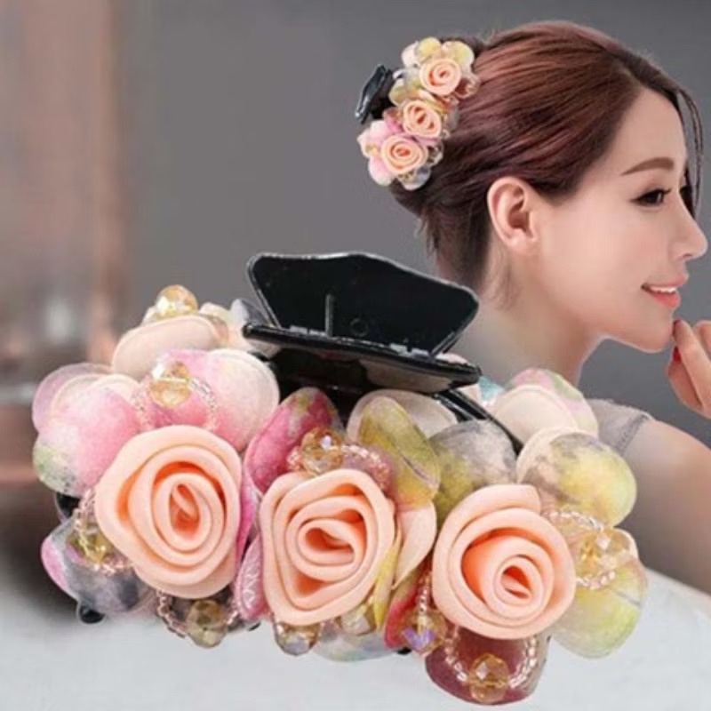 Gắp hoa vải voan 4498