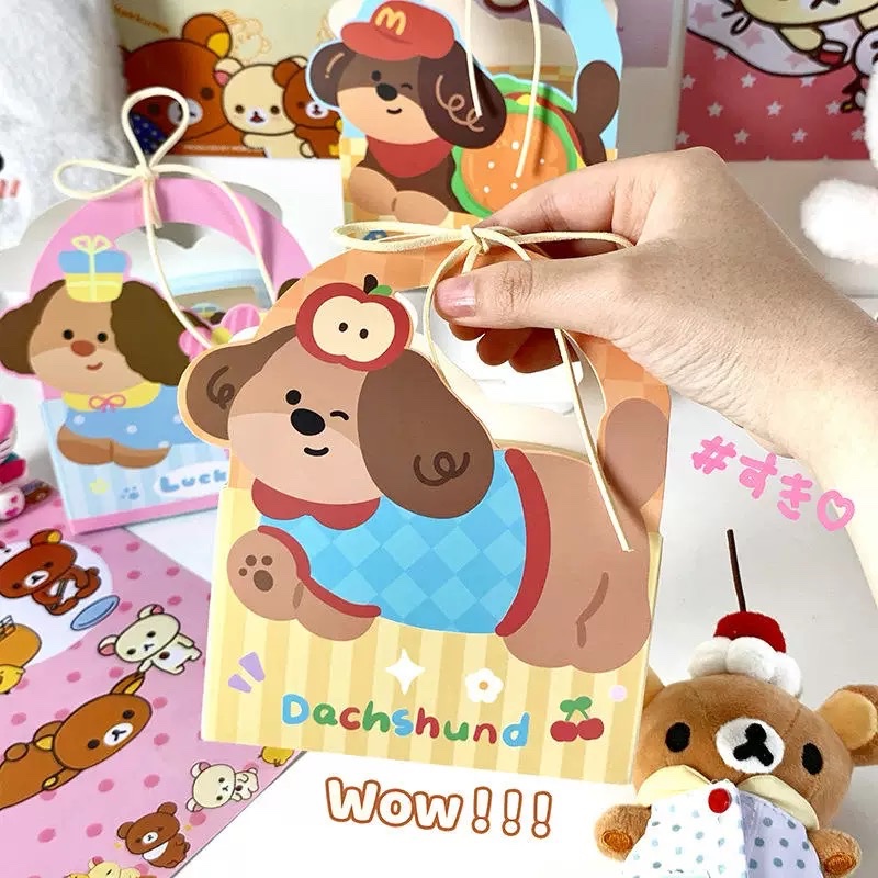 Hộp quà gấp giấy kèm dây 982