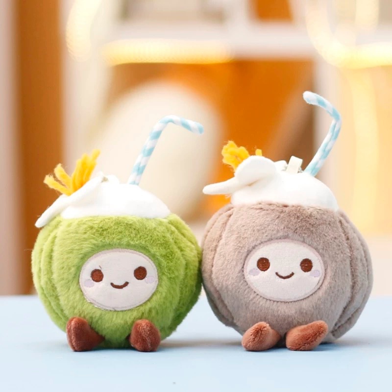 Móc khoá bông trái dừa 843