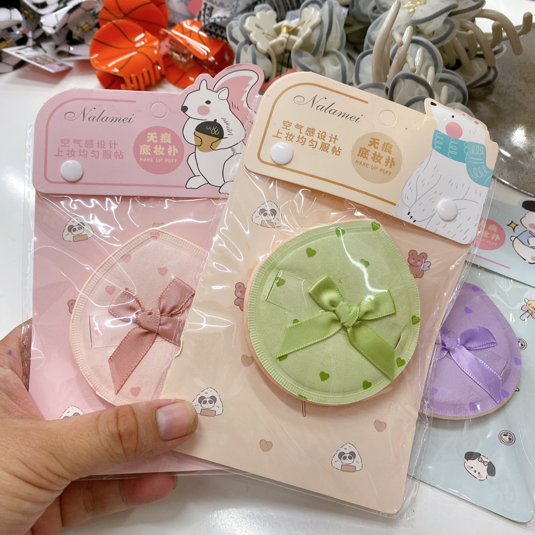 Mút phấn nơ 1593