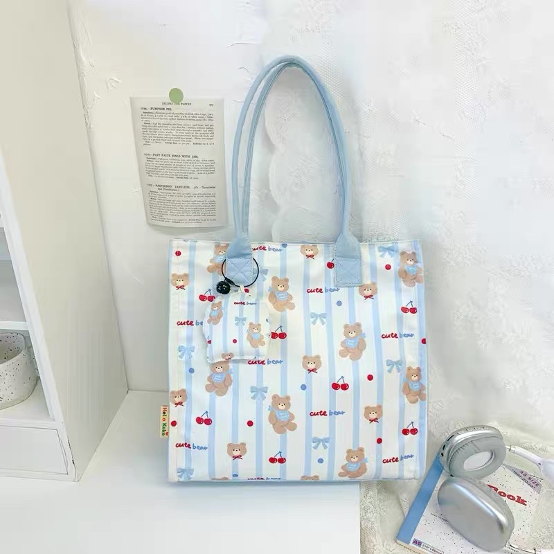 Túi đeo vai gấu xanh 973