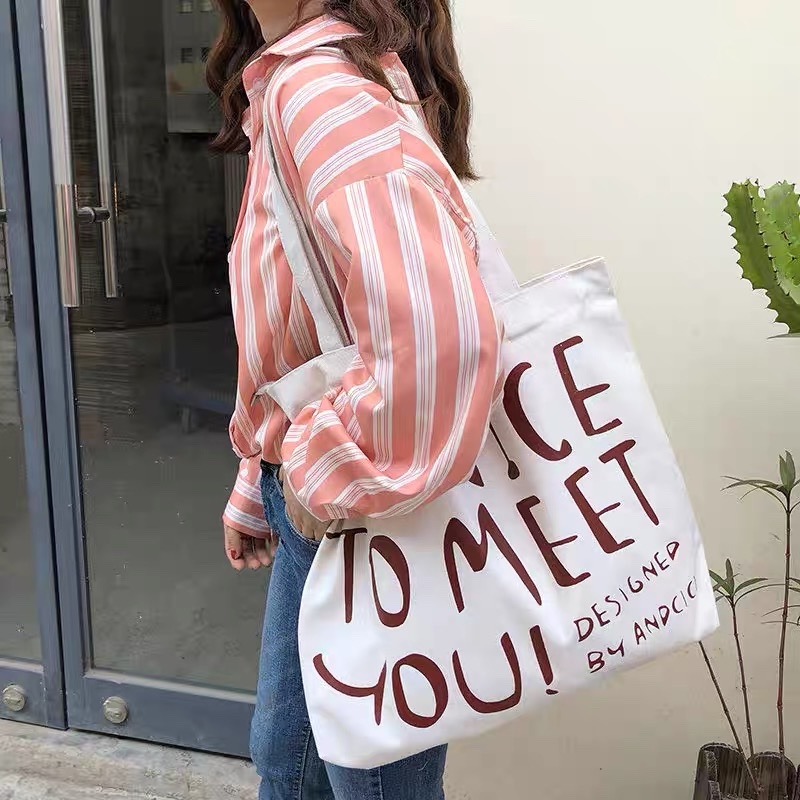 Túi tote nice to meet you 975