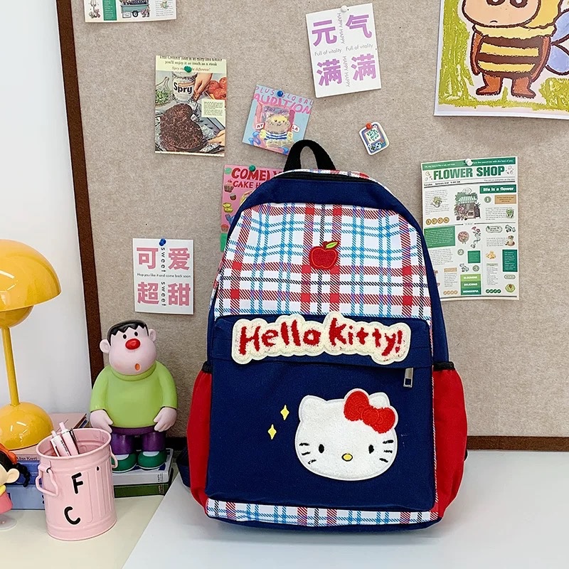 Balo hello kitty caro xanh 217
