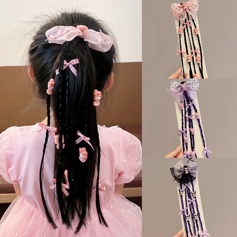 1 cái cột tóc giả đính charm 1615