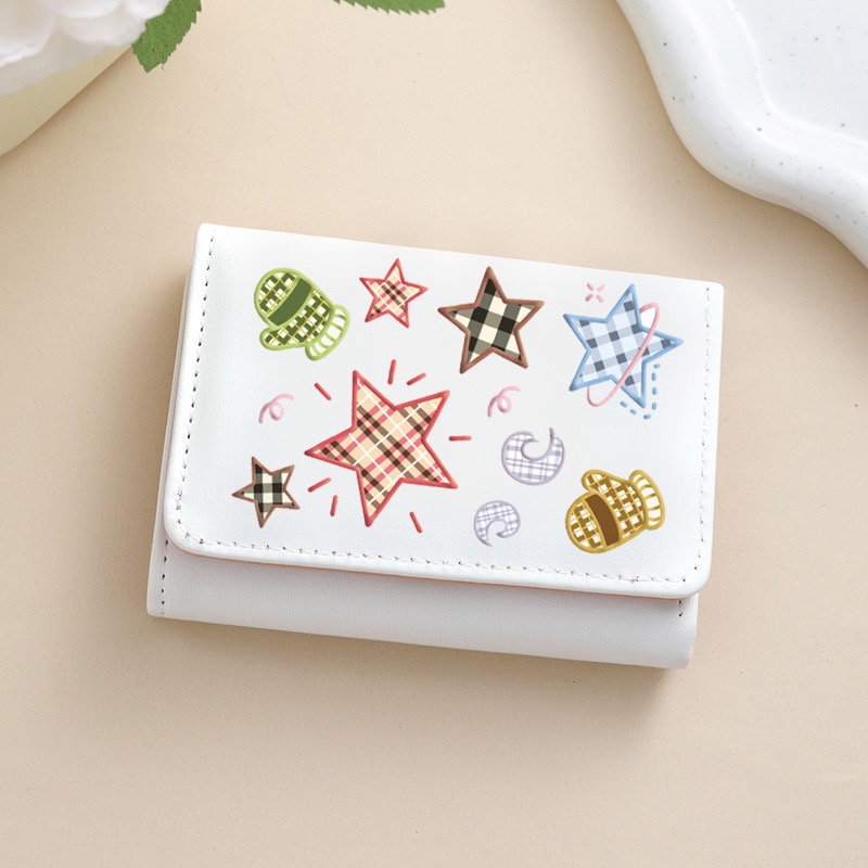 Ví gấp 3 in hình sao 015