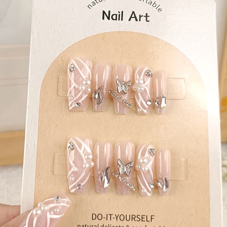 Set 10 móng giả thiết kế cklz110