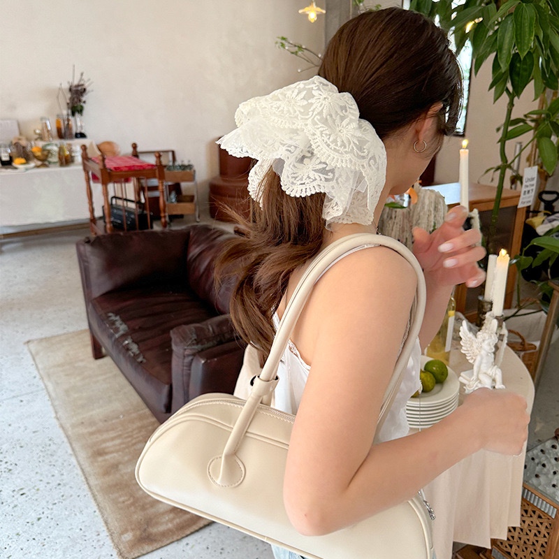 Cột scrunchies ren siêu lớn 4579