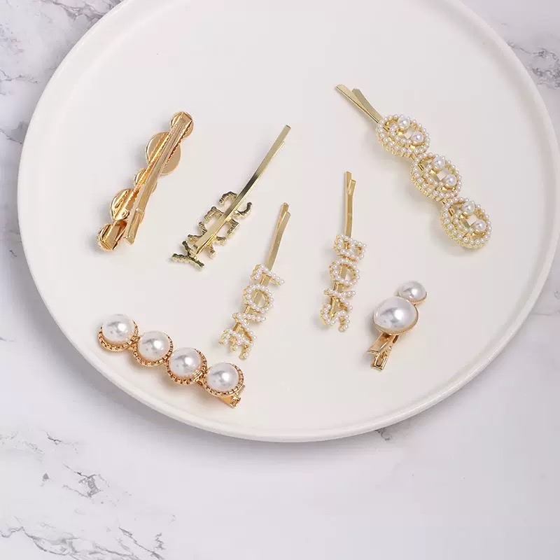 Set 2 kẹp nơ ngọc các loại 4605