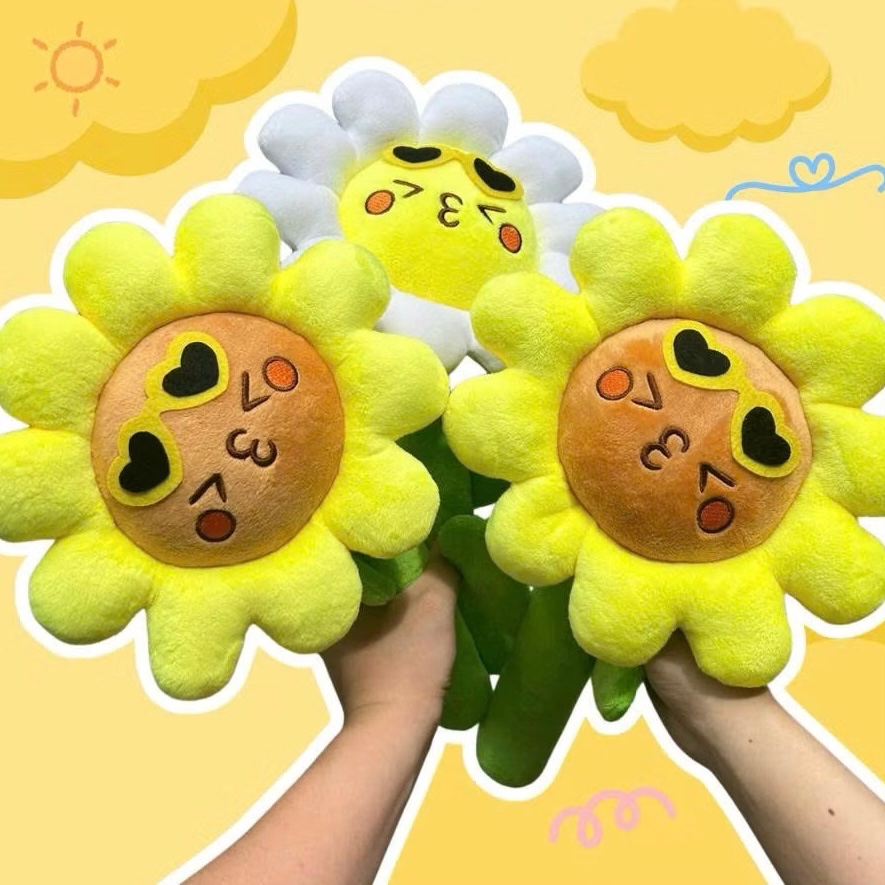 Gấu bông bông hoa hướng dương 50cm 988