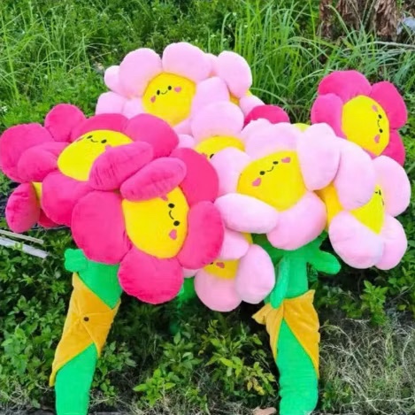 Gấu bông bó hoa hướng dương lớn 989