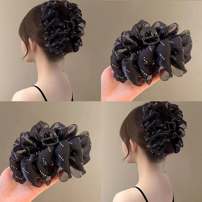 Gắp tầng phồng đính hạt chéo 4662