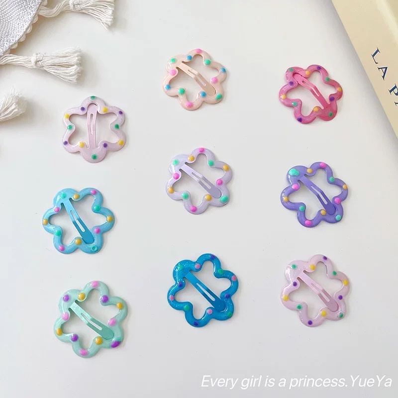 Set 6 kẹp tách hoa hoạ tiết 1626