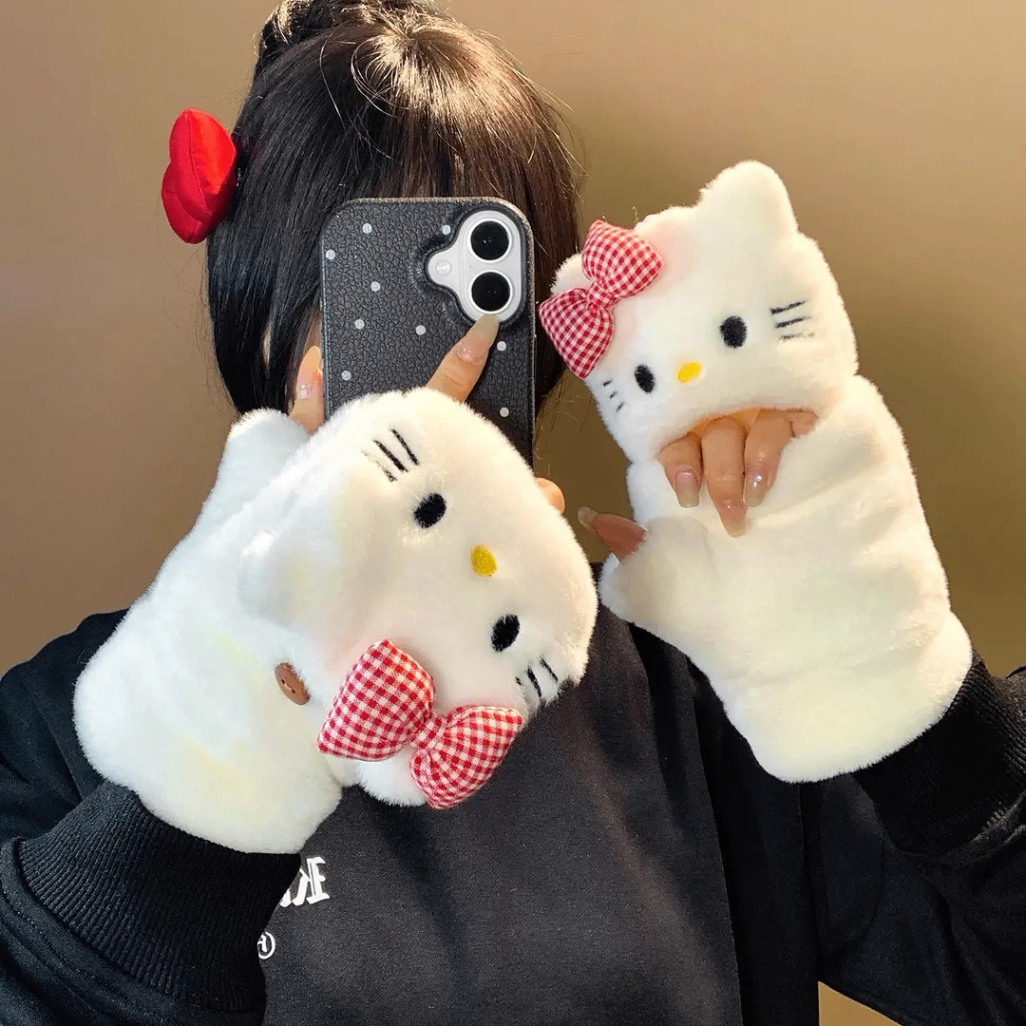 Găng tay người lớn hello kitty 018