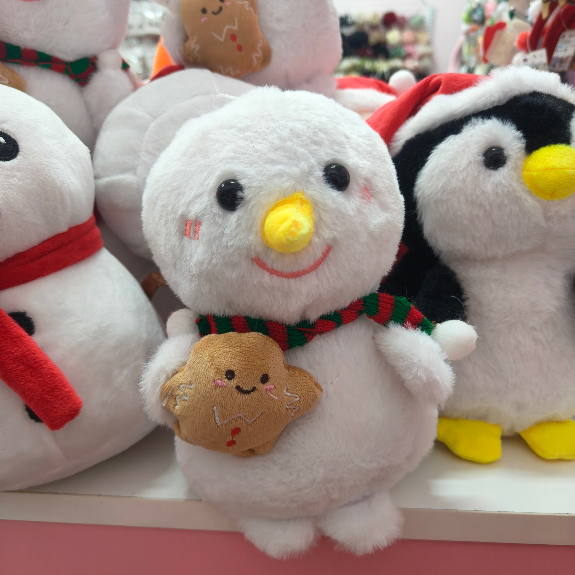 Gấu bông noel người tuyết trơn 1006