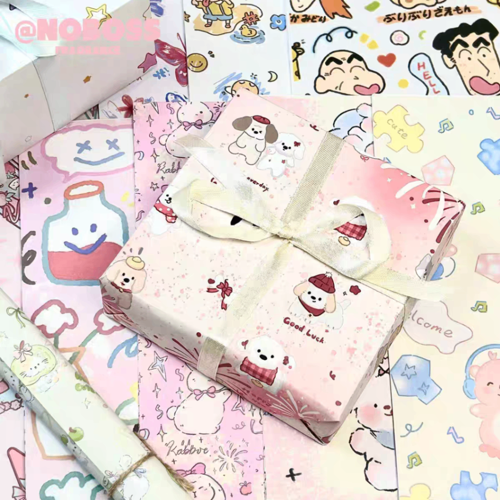 1 tờ giấy gói quà cute 50x70cm 1011