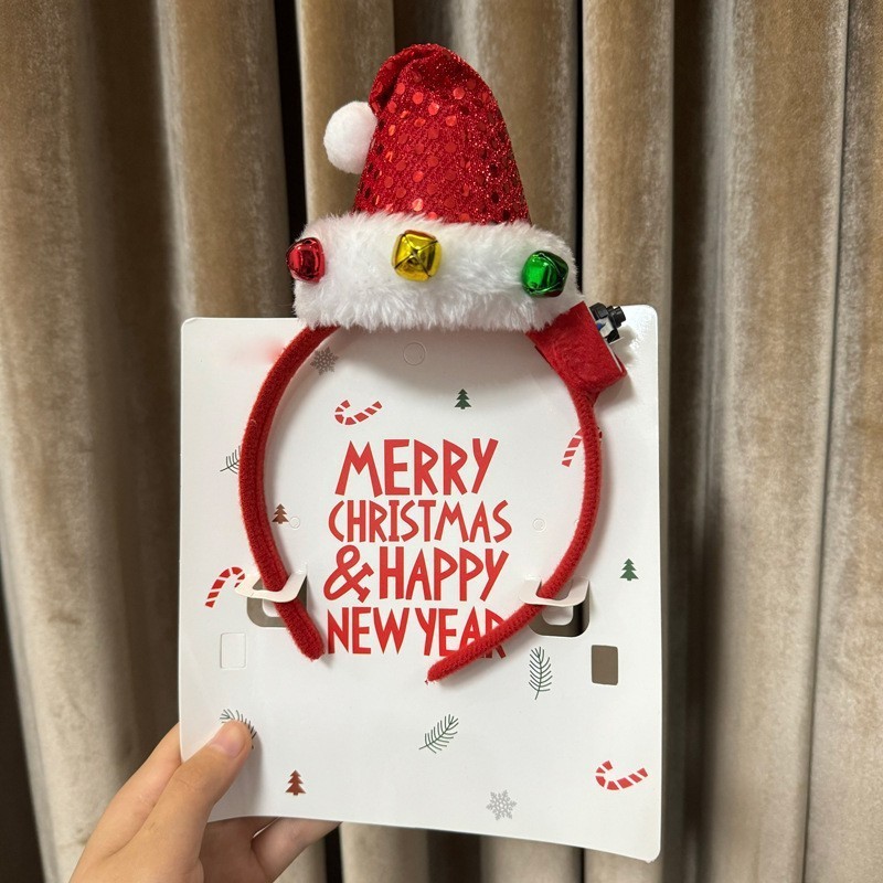 Cài noel chóp nhọn có đèn hạt màu 1323