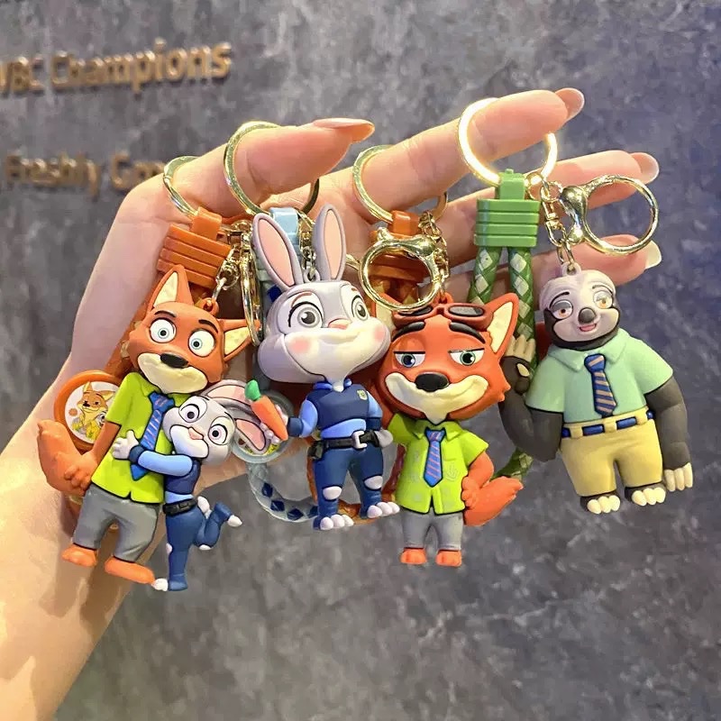 Móc khóa silicon zootopia 889