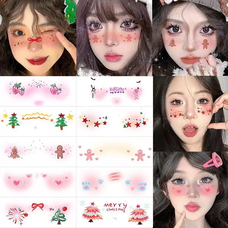 Set 2 miếng hình xăm dán noel 1777