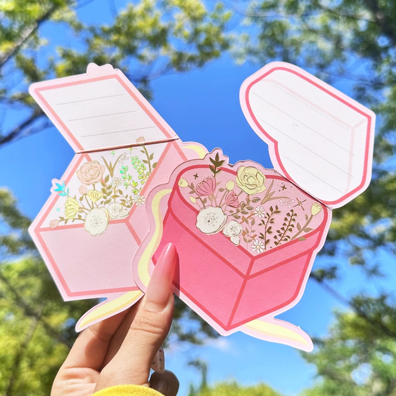 Thiệp chúc hình hộp quà 1013