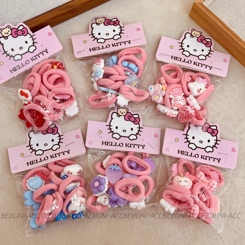 Set 10 cột hello kitty cho bé 1663