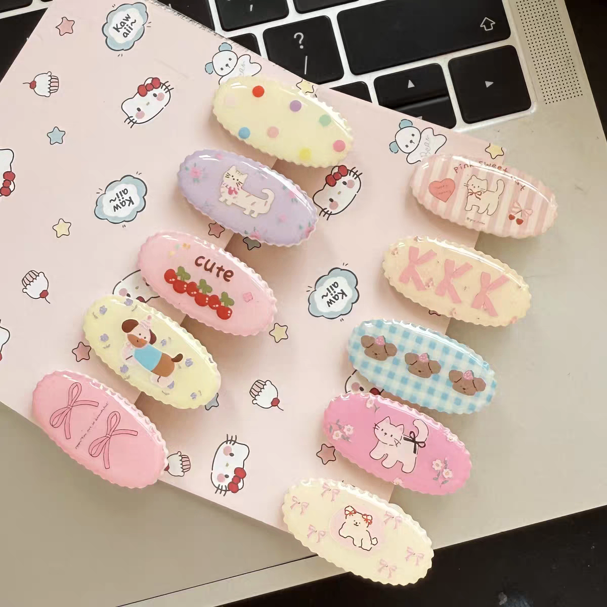 Set 2 kẹp mỏ vịt oval 1666