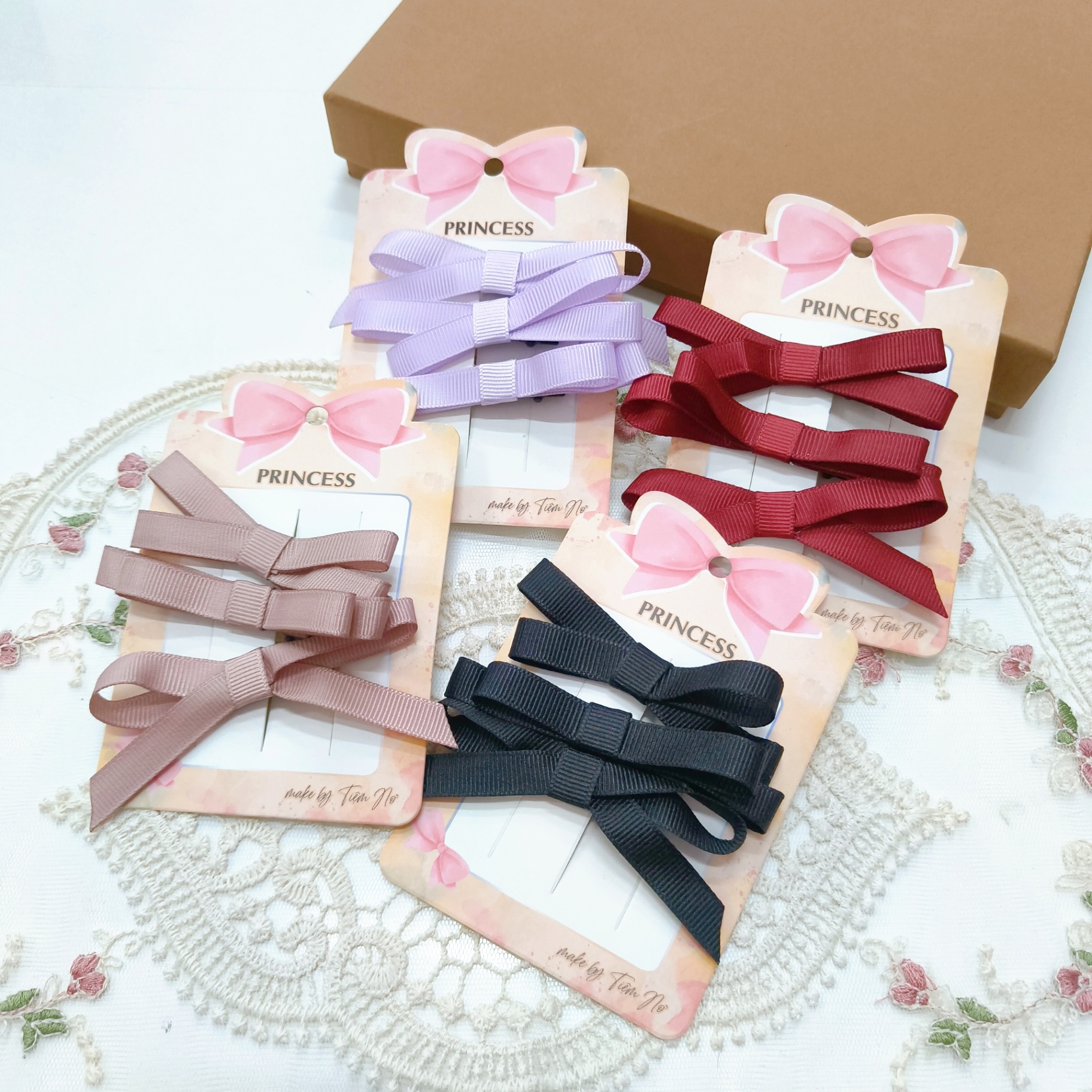 Set 3 kẹp nơ 4758