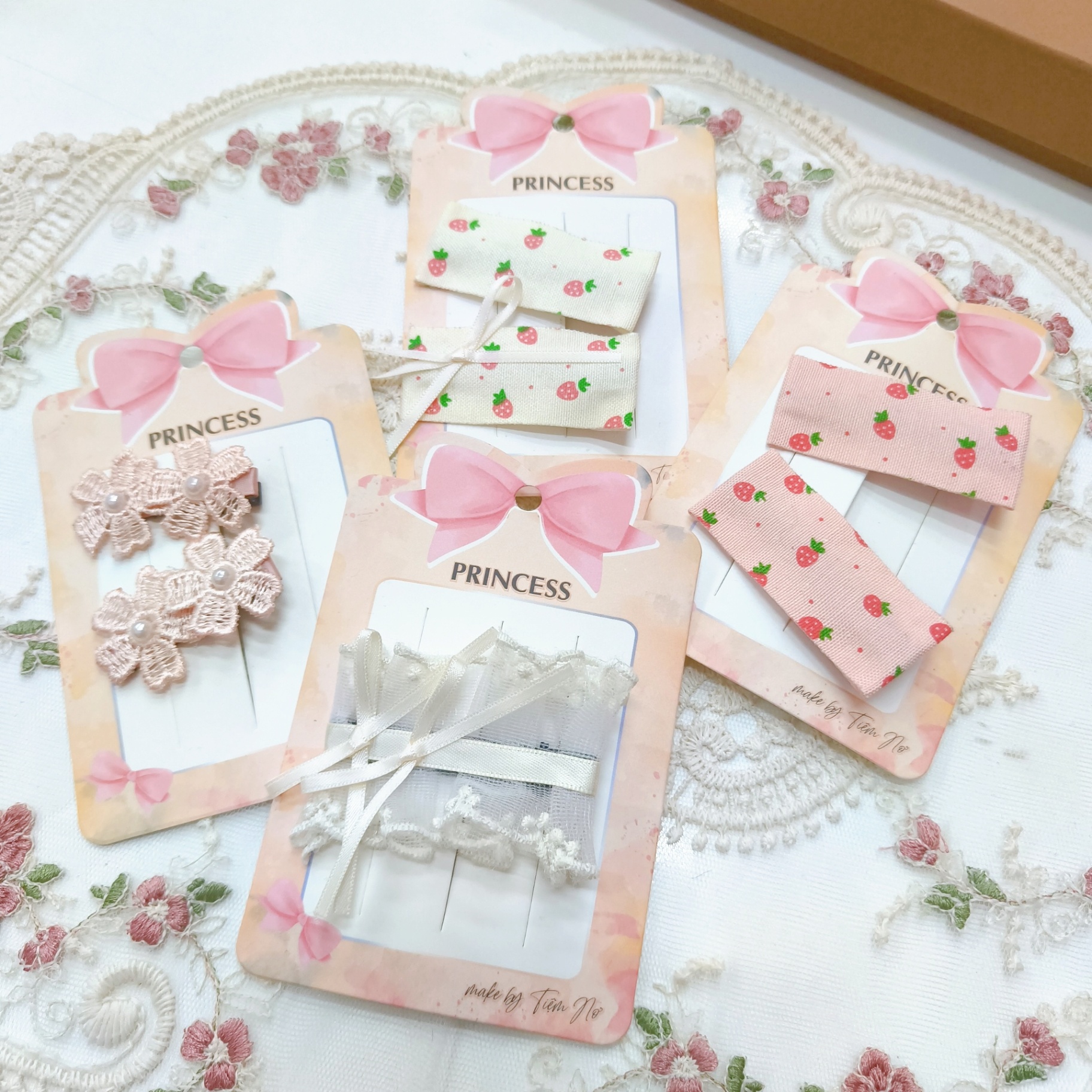 Set 2 kẹp tách vải nơ 4762