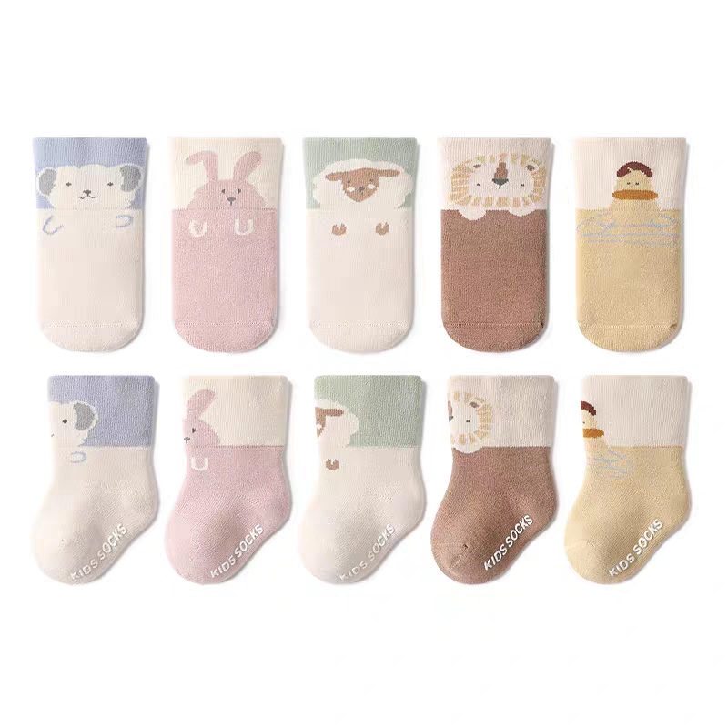 Tất bé 0-4t chống trượt kids socks 1857