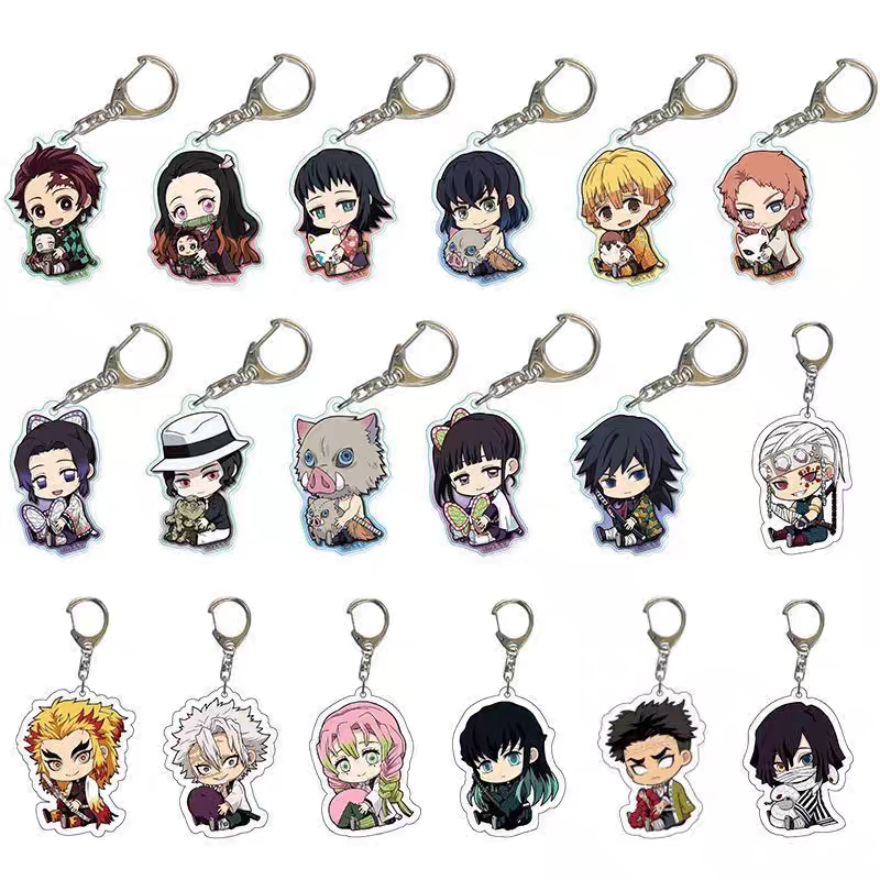 Móc khóa mica anime nhiều mẫu 031