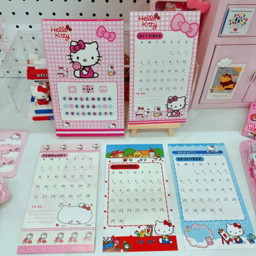 Bộ lịch 2026 hello kitty 1754