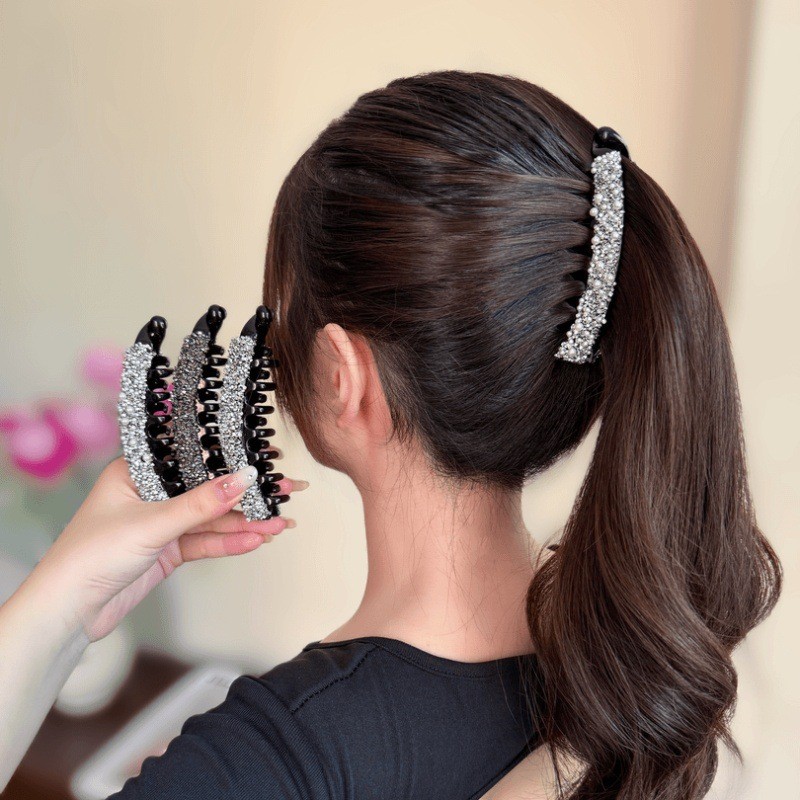 Gắp chuối đính đá 4768